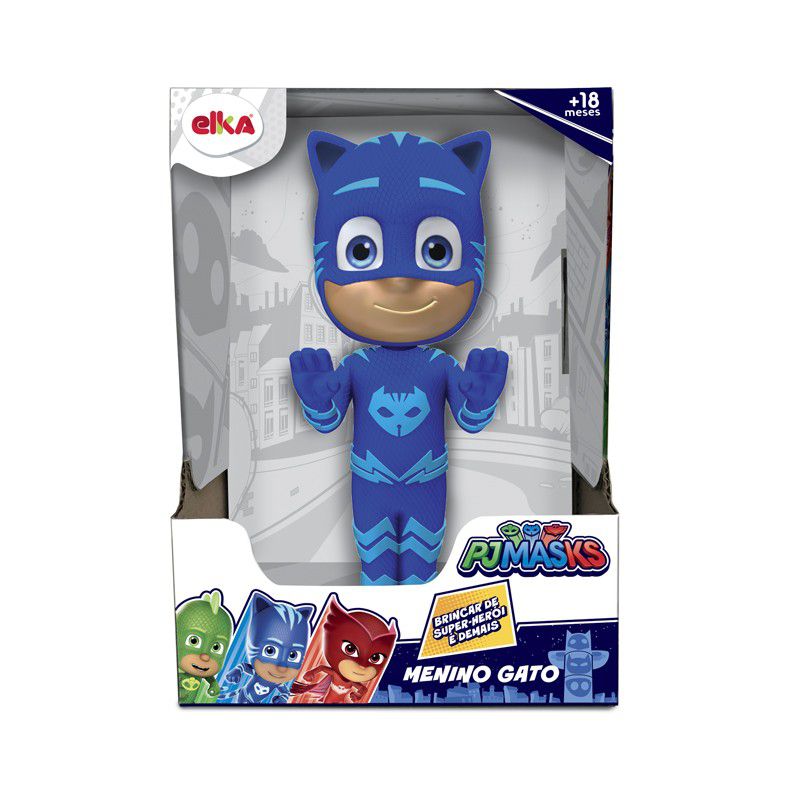 Boneco Menino Gato PJ Masks Articulado Brinquedo Infantil - Shop Macrozao