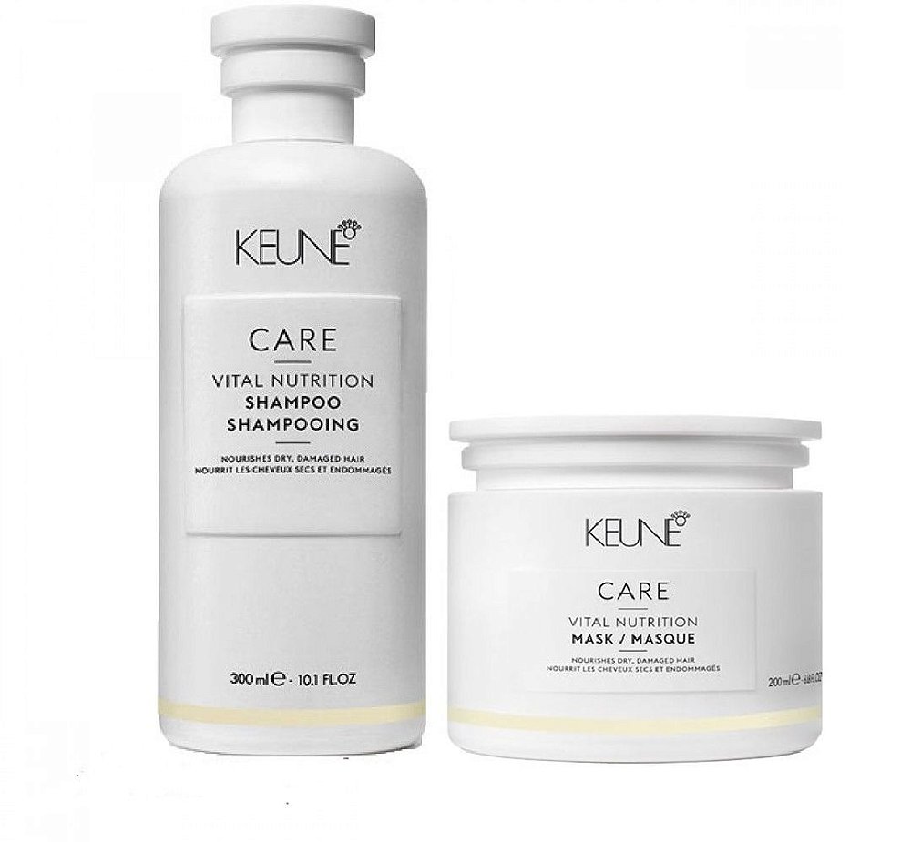 Keune Vital Nutrition Kit Shampoo e Máscara Body e Beauty