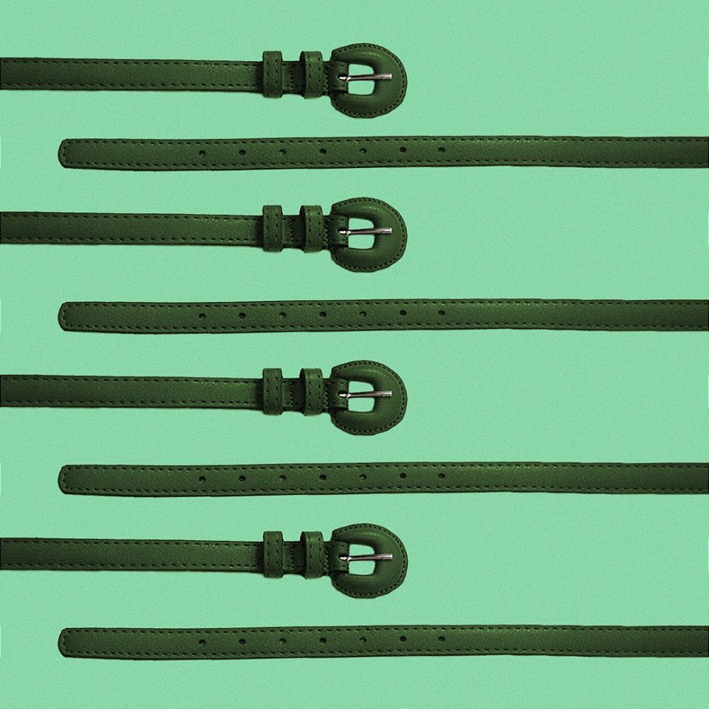 Cinto Fivela Bolinha Verde Militar Freskoa Shop