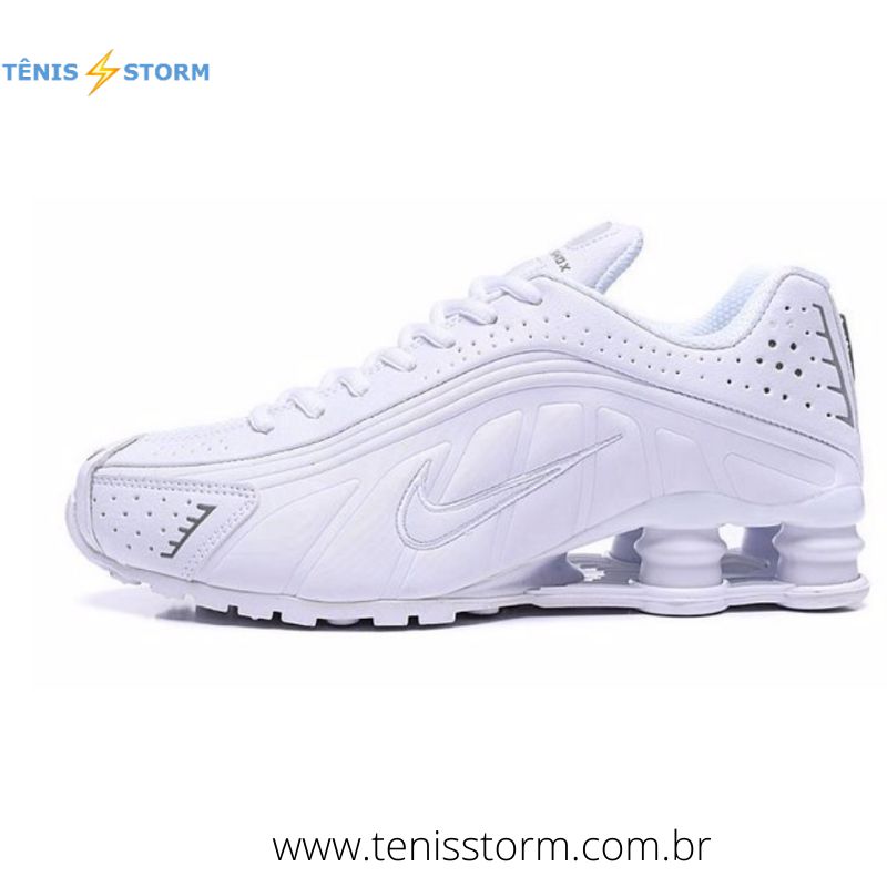 Nike Shox R4 - Branco - Tênis Storm