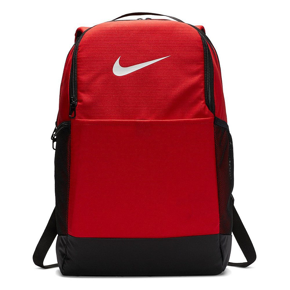 mochila nike vermelha e preta