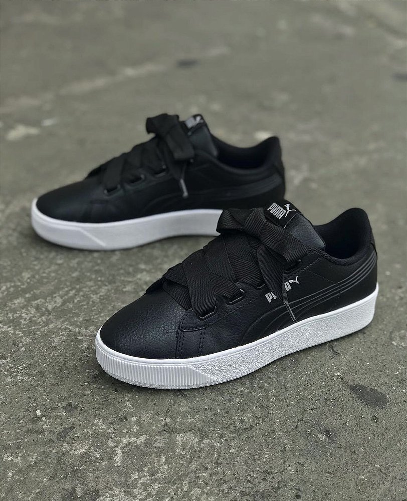 tênis puma vikky platform ribbon