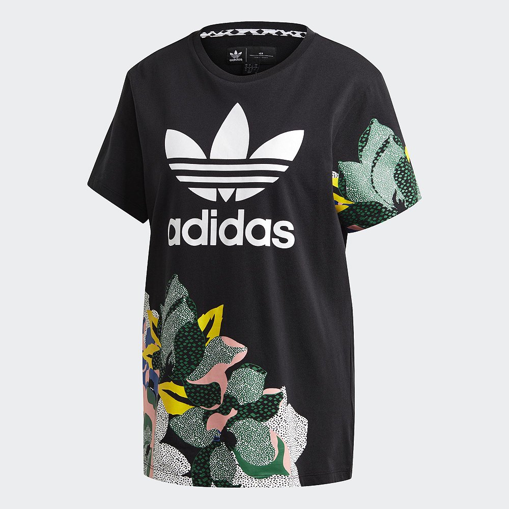 Camiseta Adidas Boyfriend Coleção Her Studio - Lace Sneakers