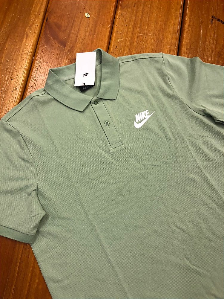 Polo Nike Sportswear Verde Masculina - GNB Store