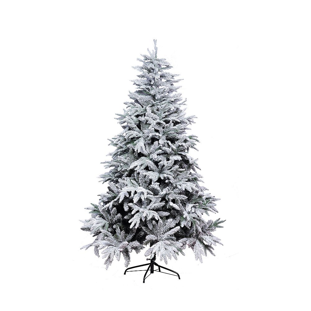 Árvore de Natal Nevada - Andes Branca - 1,50m - Christa De...Coração