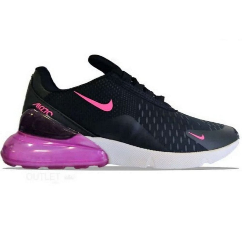 tenis nike preto com rosa