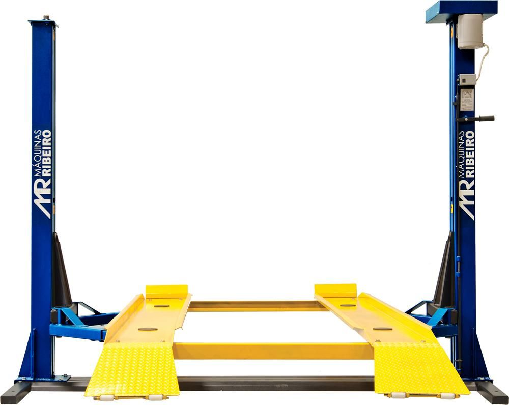 Elevador Automotivo 2500 kg Com Rampa para Troca de óleo - Trifásico ...