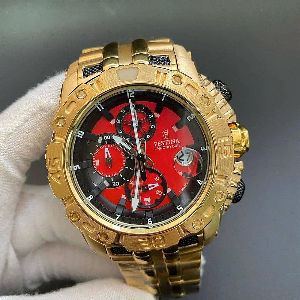 festina vermelho