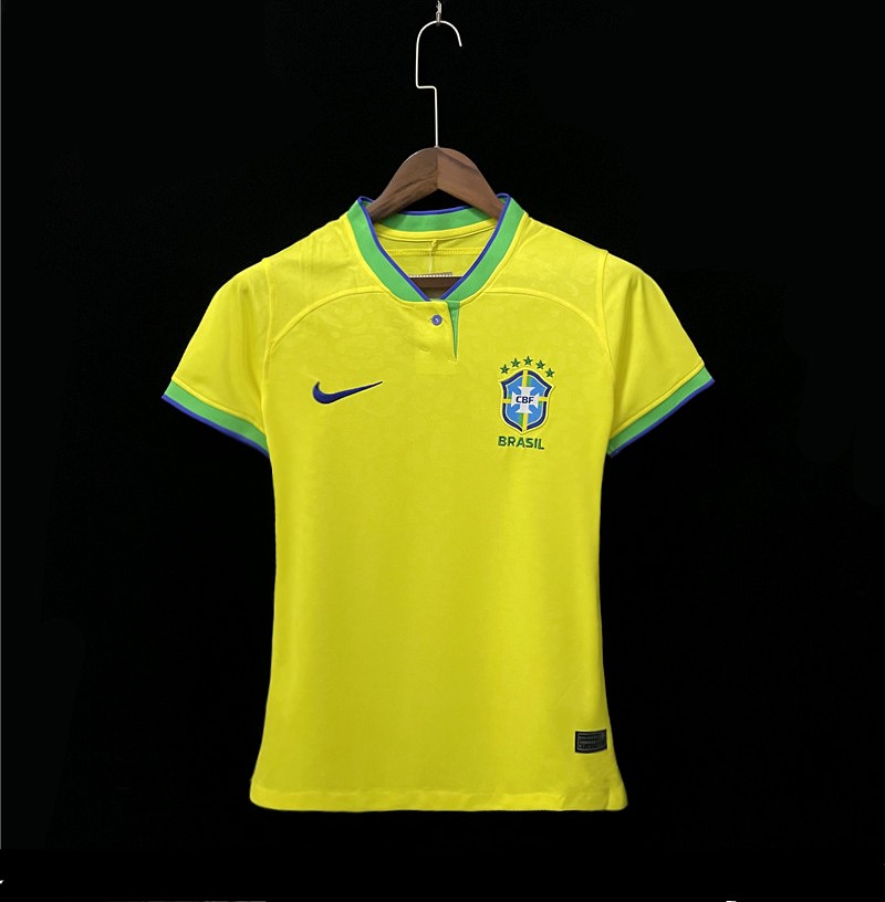 Camisa Seleção Brasileira Feminina Torcedora Pro 2022 - Amarela - Ouro  Preto Sports