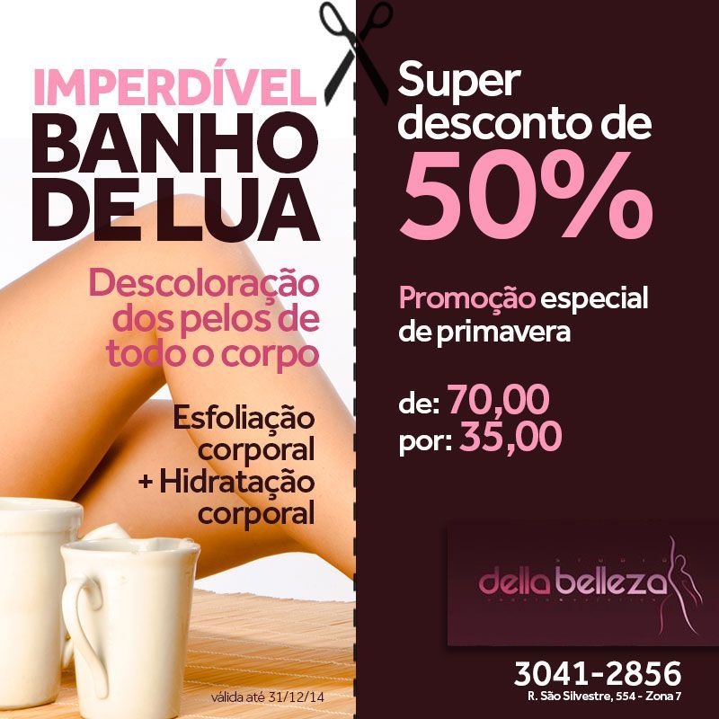 Pacote Banho de lua - Della Belleza Studio Maringá