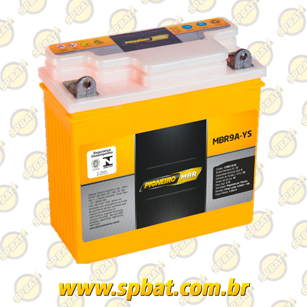 https://www.spbat.com.br/bateria-pioneiro-mbr9a-ys-ref-yuasa-yb10l-a2 - SP  BAT - Baterias
