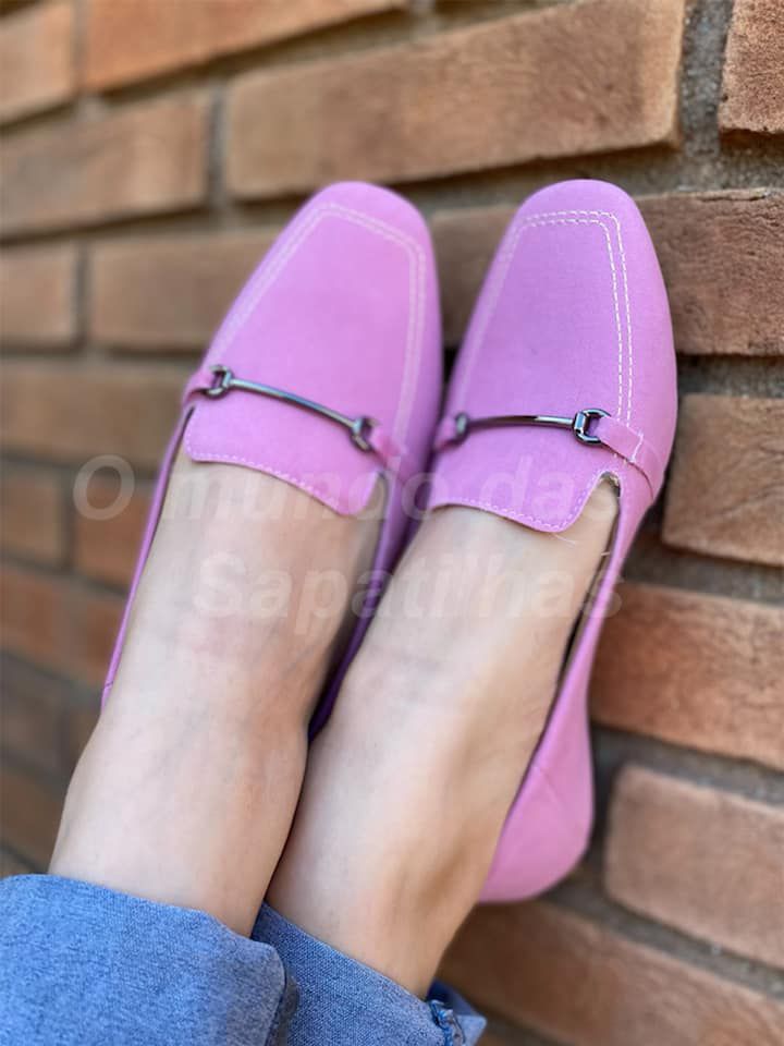 Mocassim Rosa Fivelinha - omundodassapatilhas.com.br