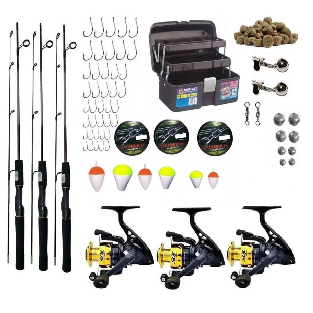 kit de pesca completo 10kg Summer Pesca e Camping