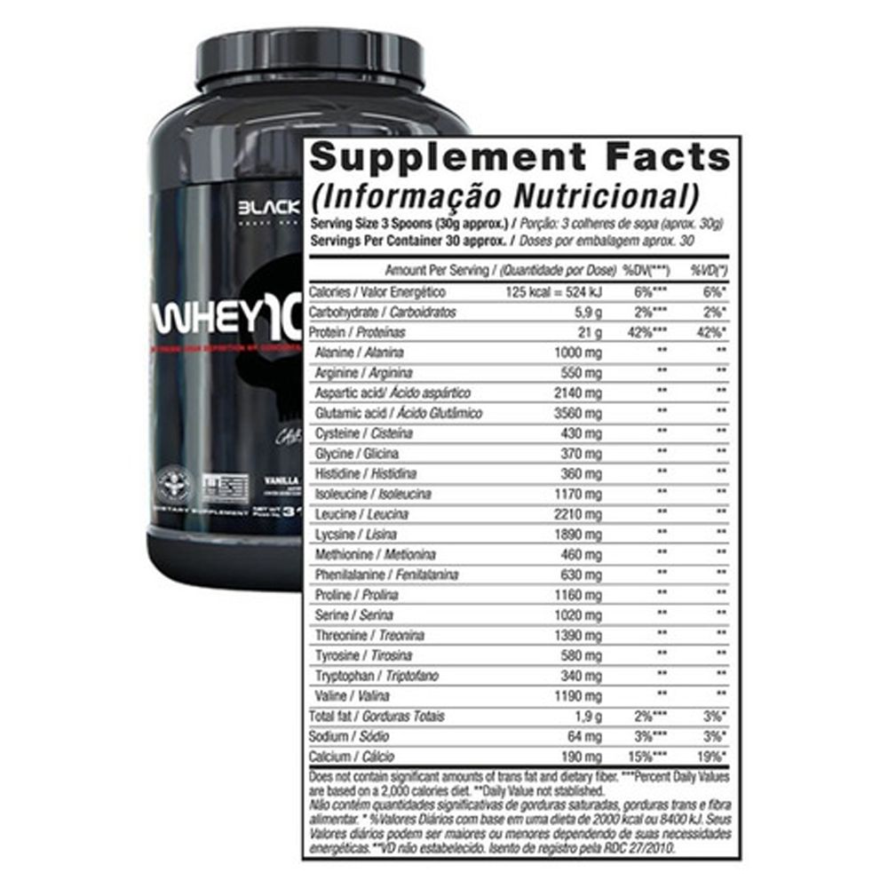 WhWHEY 100 HD BLACK SKULL 900G Curitiba Nutrition Suplementos