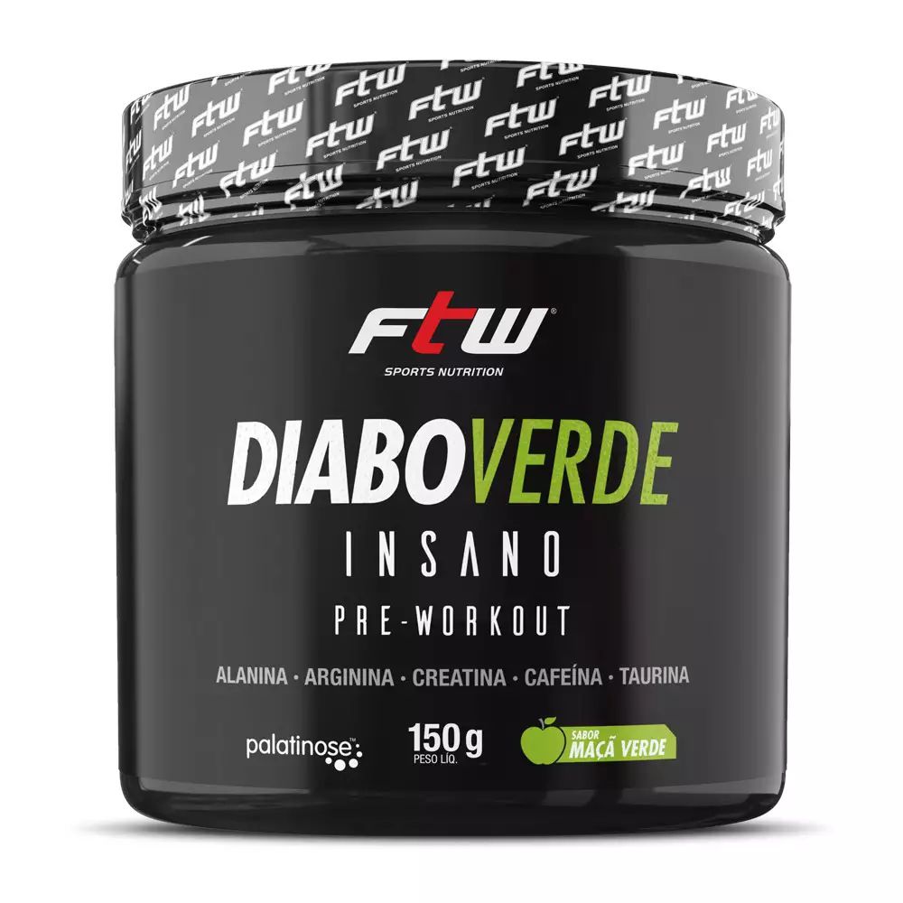 DIABO VERDE INSANO FTW - 150G - Curitiba Nutrition - Suplementos