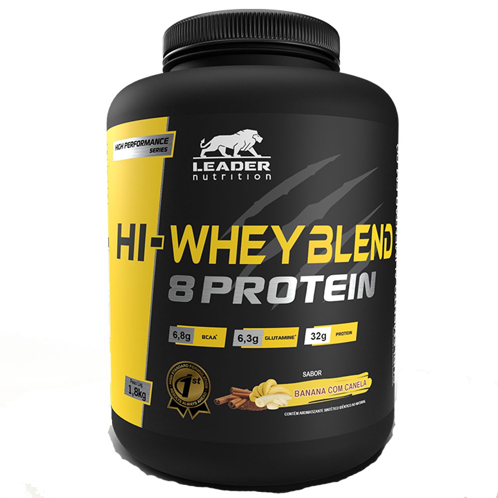 HIWHEY BLEND 8 PROTEIN 1,8kg LEADER NUTRITION Curitiba Nutrition
