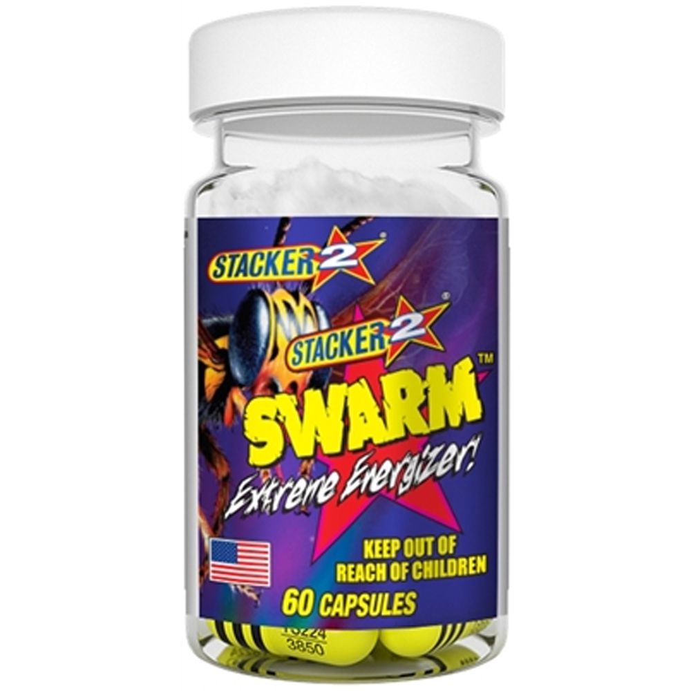 STACKER 2 SWARM EXTREME ENERGIZER (TERMOGÊNICO ABELHINHA) 60 CAPS