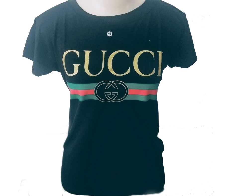 Camiseta T-shirt feminina Linda Gucci - Ana's Store
