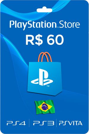 Cartão Playstation Store Brasil R$ 10 Reais - Gift Card