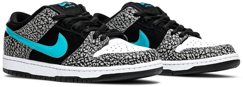 dunk low elephant print