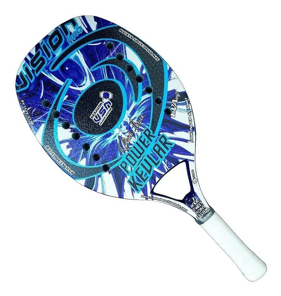 Raquete De Beach Tennis Vision Power Kevlar 2020 - Fox Ecom - Sua Compra  Inteligente