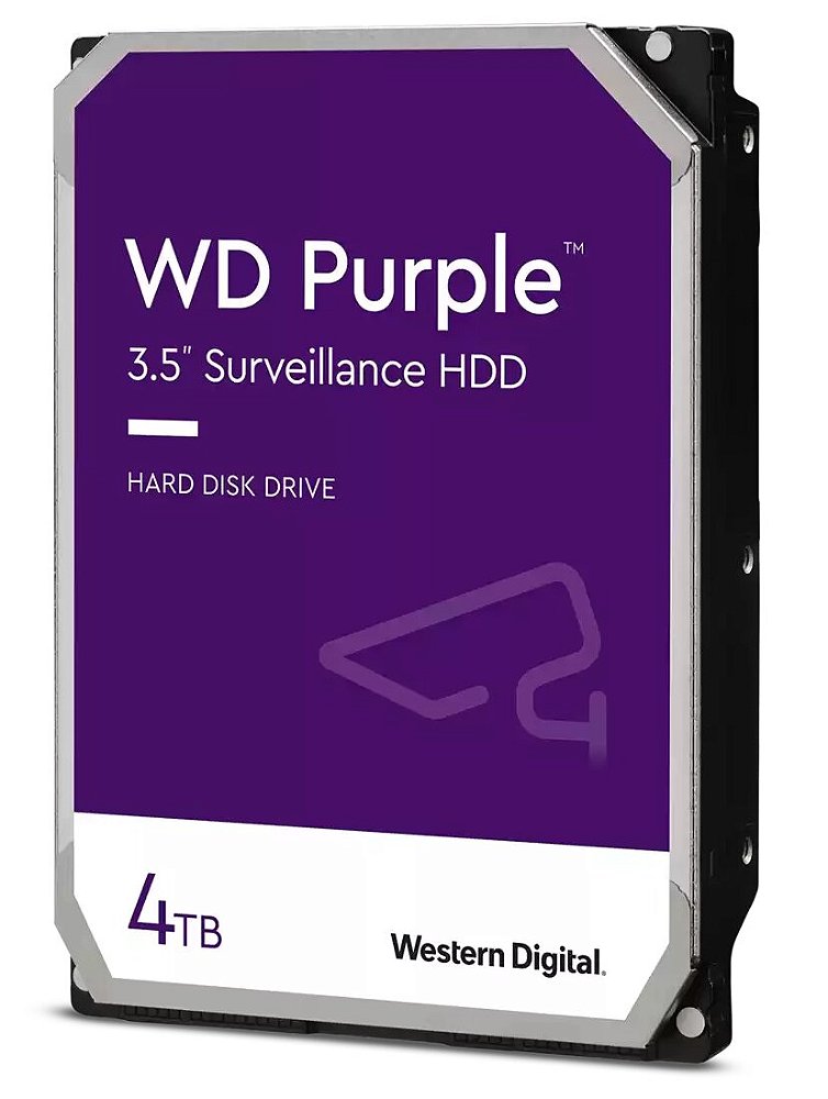 HD WD 4TB Purple, 3.5', SATA - WD43PURZ - Creacom Informática