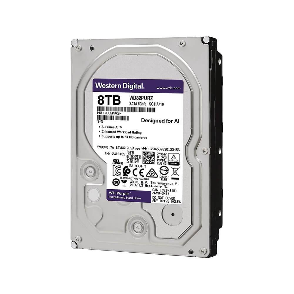 HD Western Digital 8TB, SATA - WD82PURZ - Creacom Informática