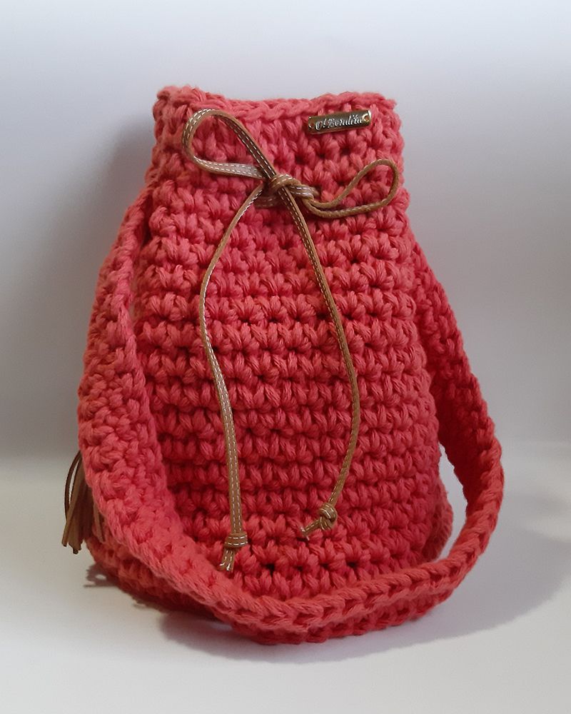 knitted string bolsa pattern