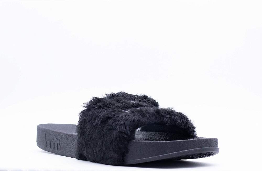 chinelo puma pelinho preto