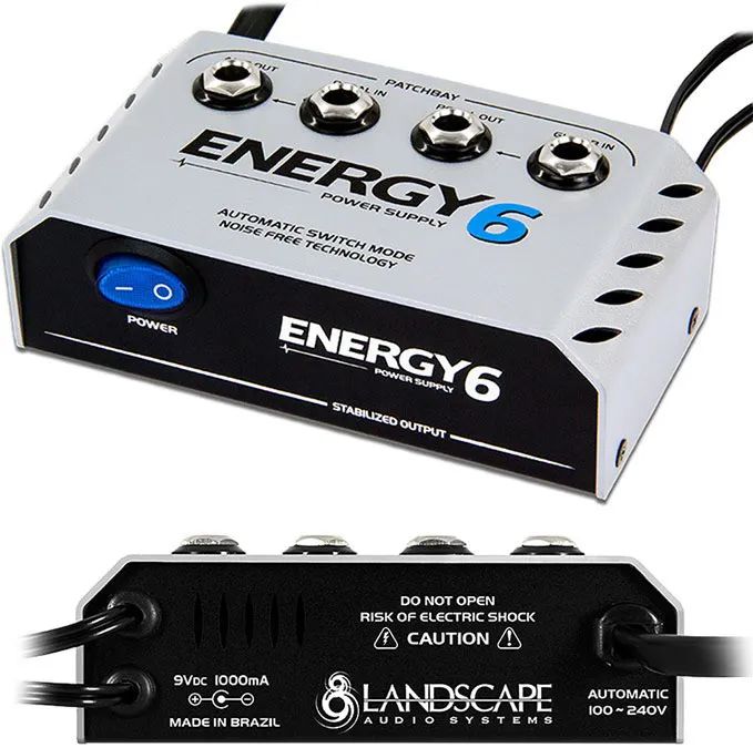 Fonte P/ Pedal Energy E 6 6 Pedais Guitar Music Shop