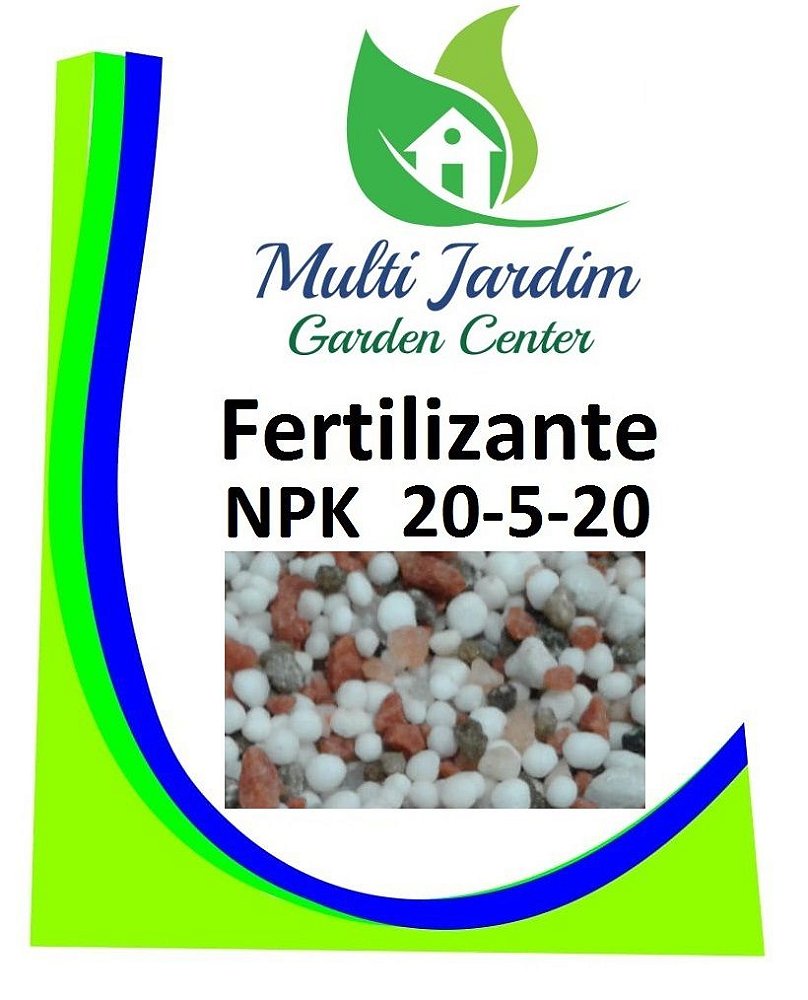 Adubo Fertilizante Granulado NPK 20 05 20 Multi Jardim Produtos adubo-fertilizante-granulado-npk-20-05-20-multi-jardim-produtos