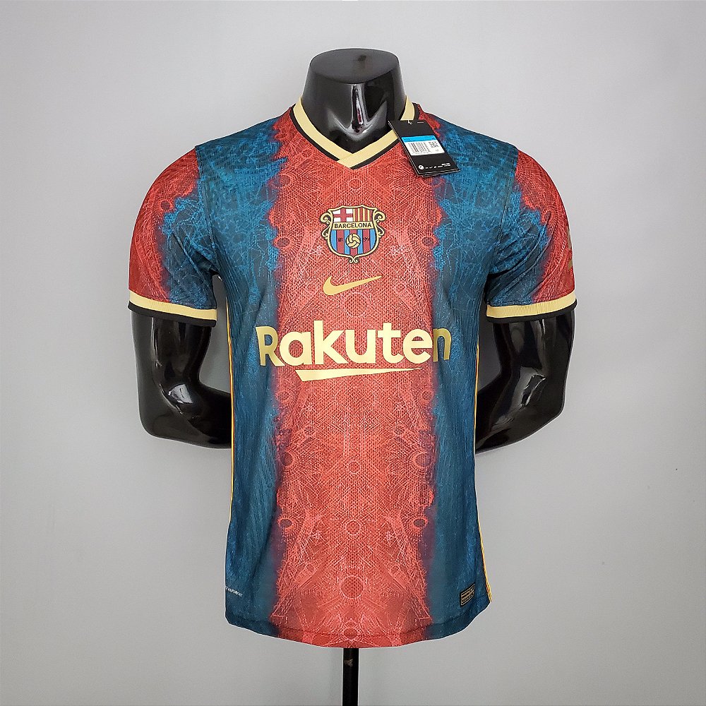 camisa barça azul