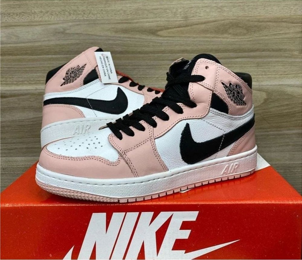 Tênis Air Jordan Mid 1 Rosa Claro - T3_STILO