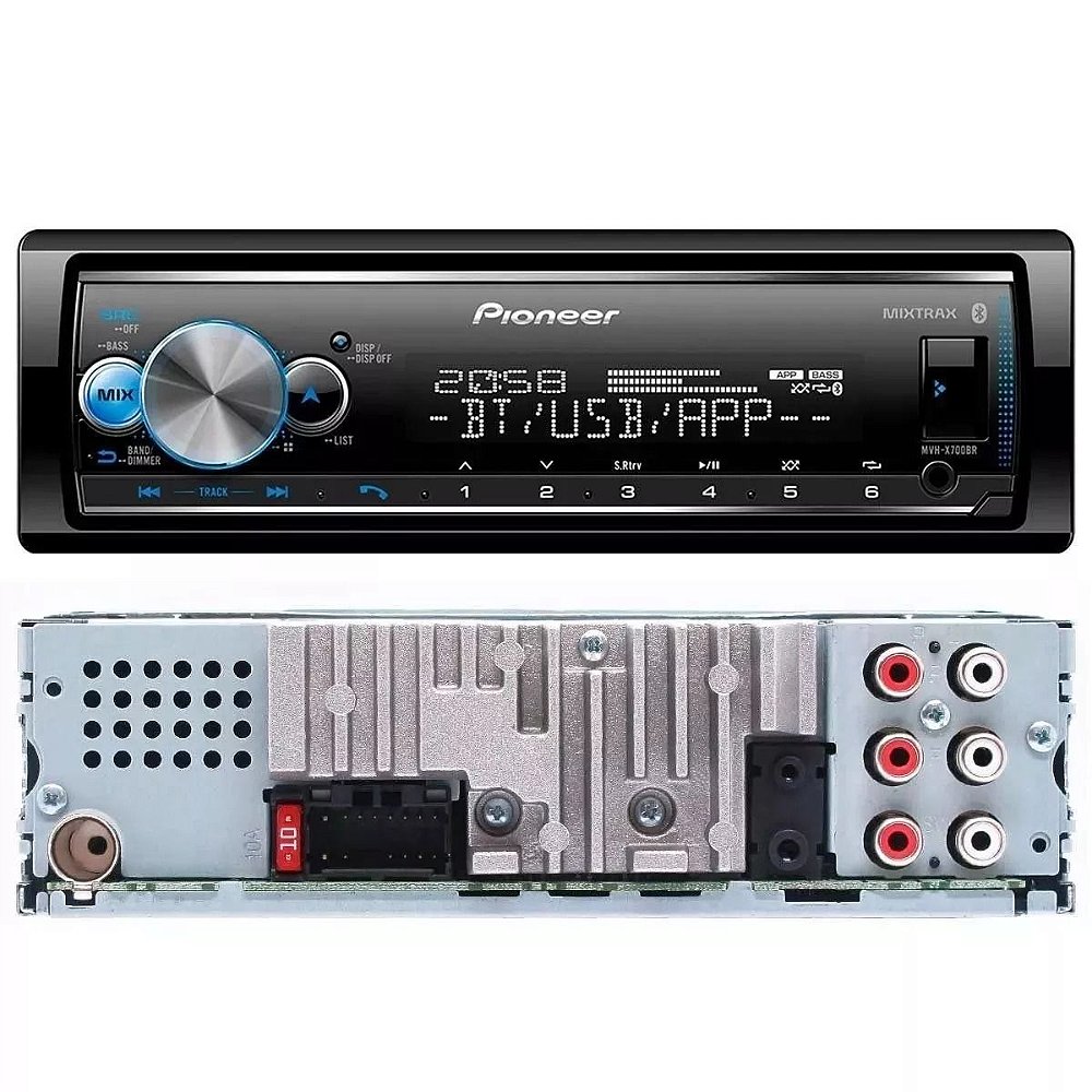 Pioneer mixtrax mvh x460ui инструкция где usb