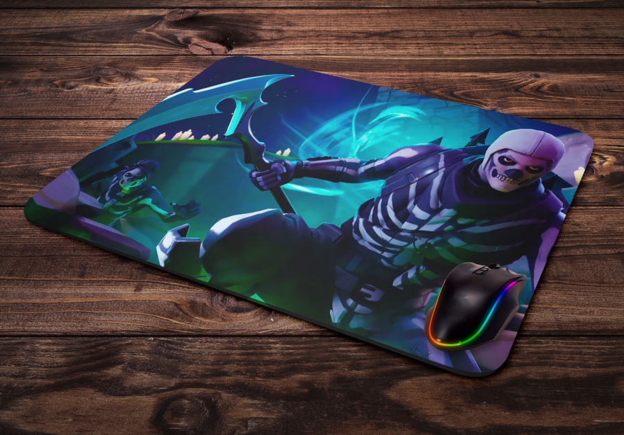 Mouse pad Gamer Fortnite Skull I Artgeek Loja Nerd de Decoração e