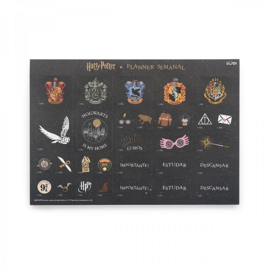 Bloco Planner Semanal Harry Potter - Artgeek - Loja Nerd 