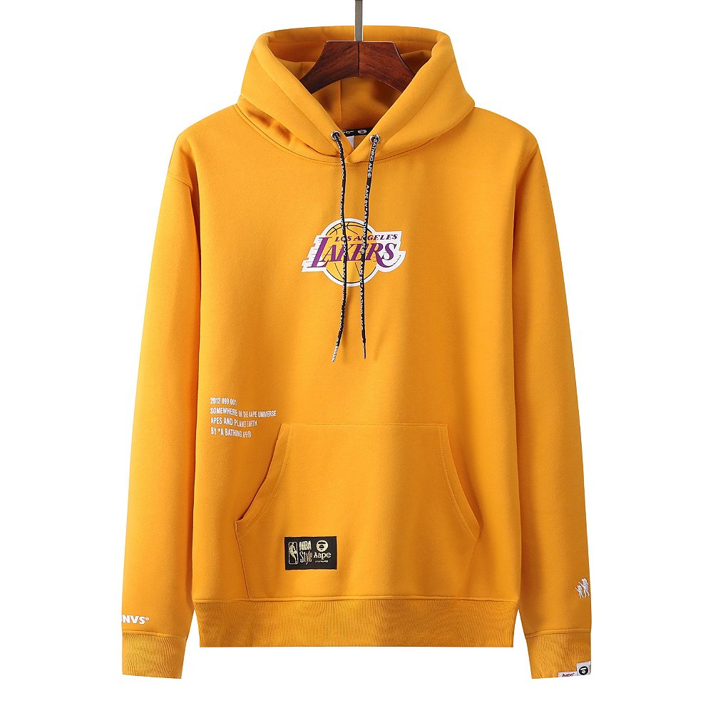 lakers pregame moletom com capuz