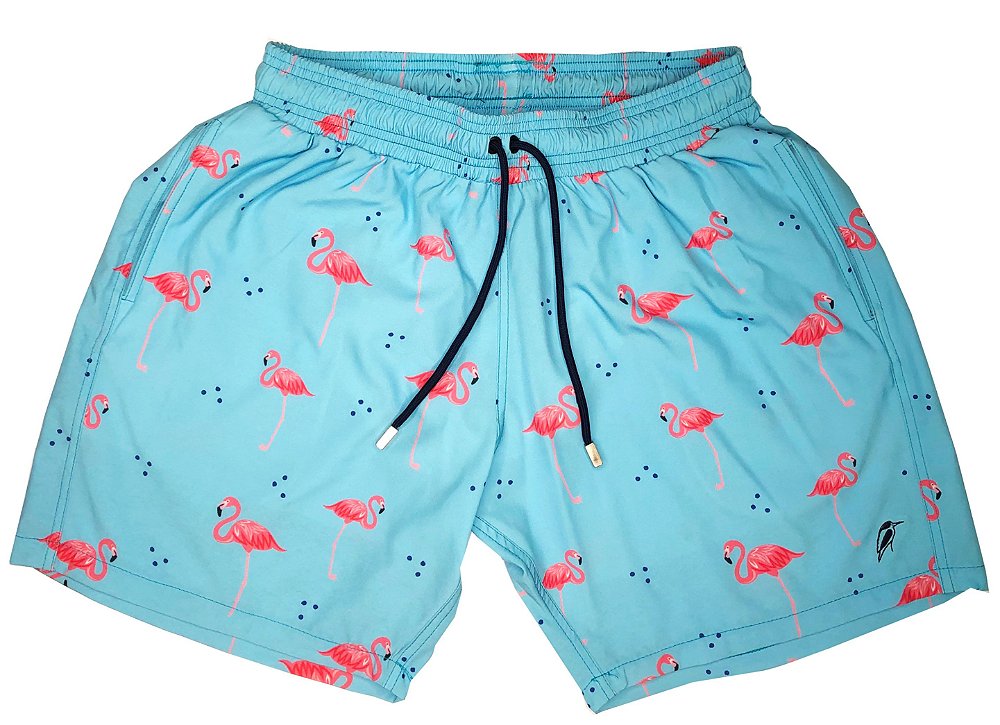 short masculino flamingo