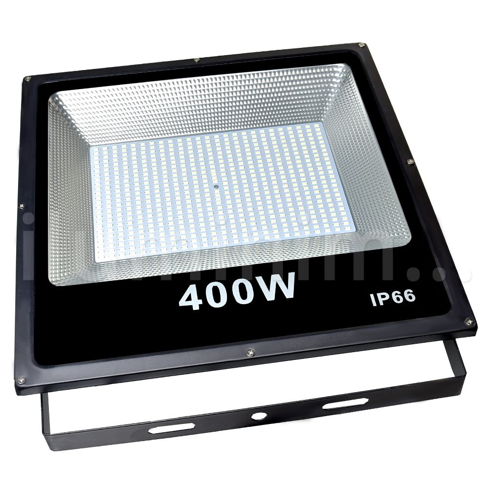Refletor Holofote MicroLED Slim 400W Branco Frio