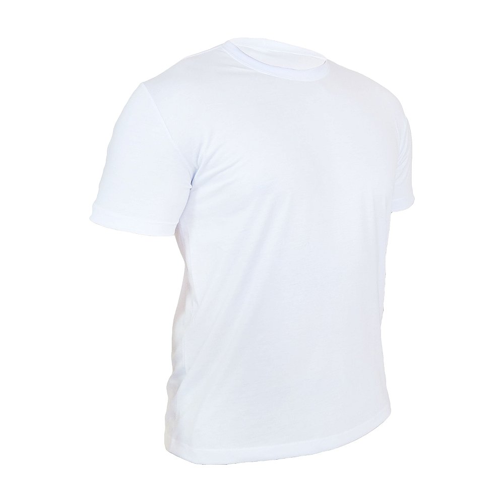Camiseta PV (malha fria) Branca Masculina - Sansar Camisetas - Comprar  Camisetas Direto da Fábrica