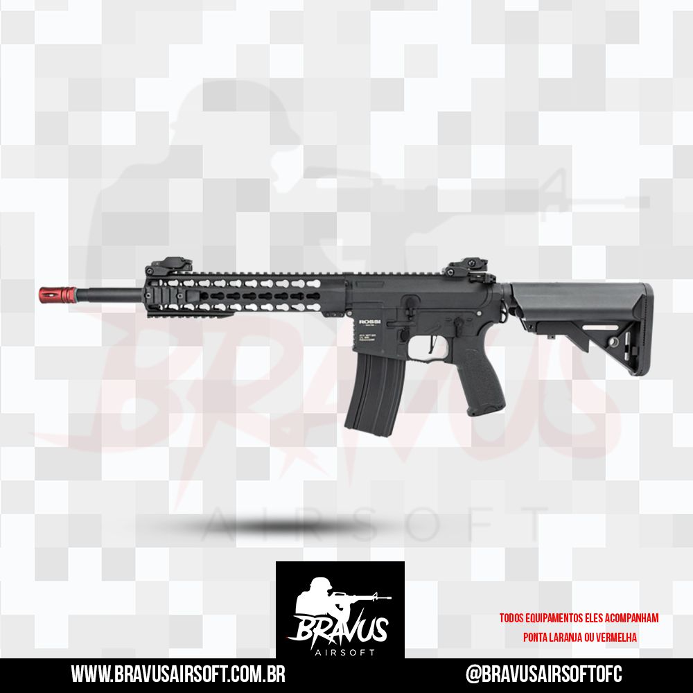 RIFLE AIRSOFT AR NEPTUNE KEYMOD ROSSI BRAVUS AIRSOFT A MELHOR LOJA DO ABC