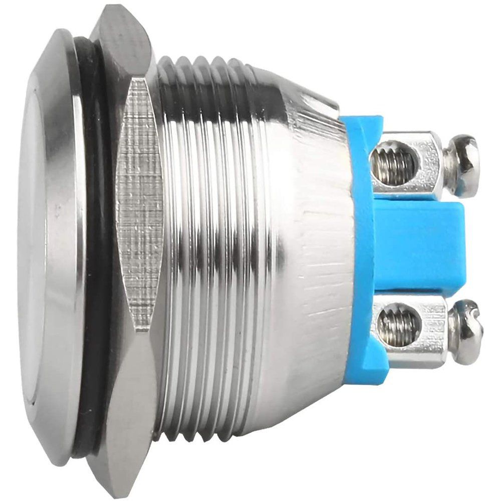 Botão Pulso Inox 22mm Momentâneo Start Pulso - ON ELETRICA - Melhores ...