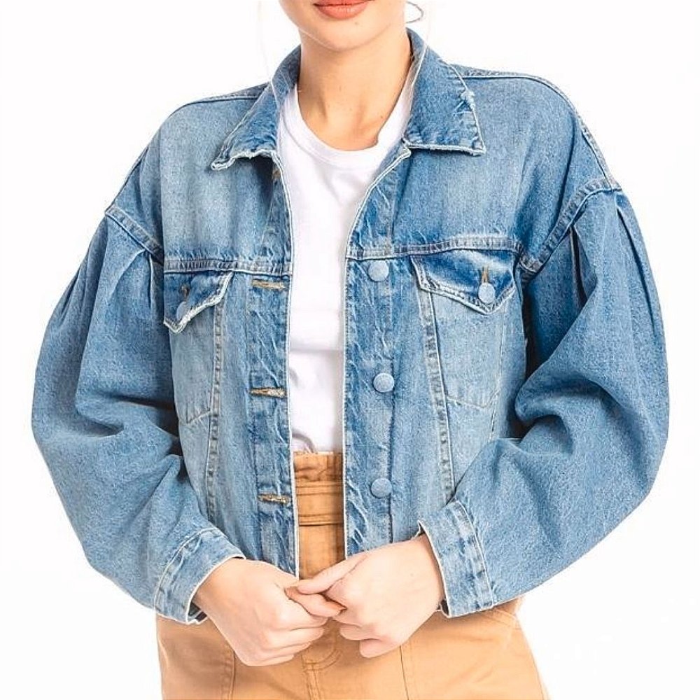 jaqueta jeans oversized