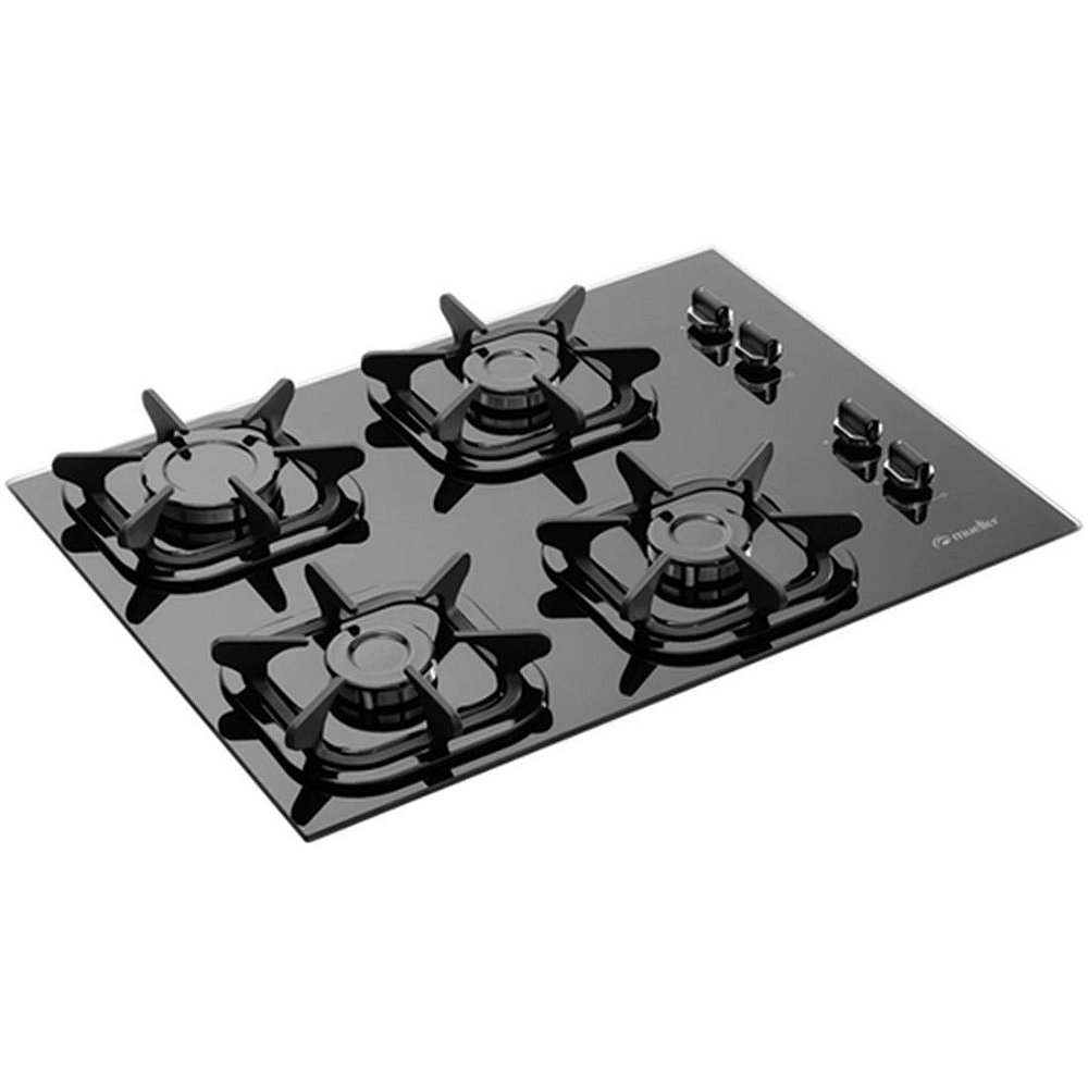 Fogão Cooktop 4 Bocas Mueller A Gás Glp G4 Tff - Preto - Tvlar