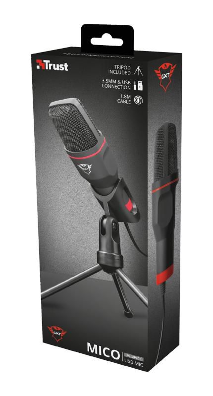 Microfone Trust GXT 212 Mico - LOJA GAMEUP