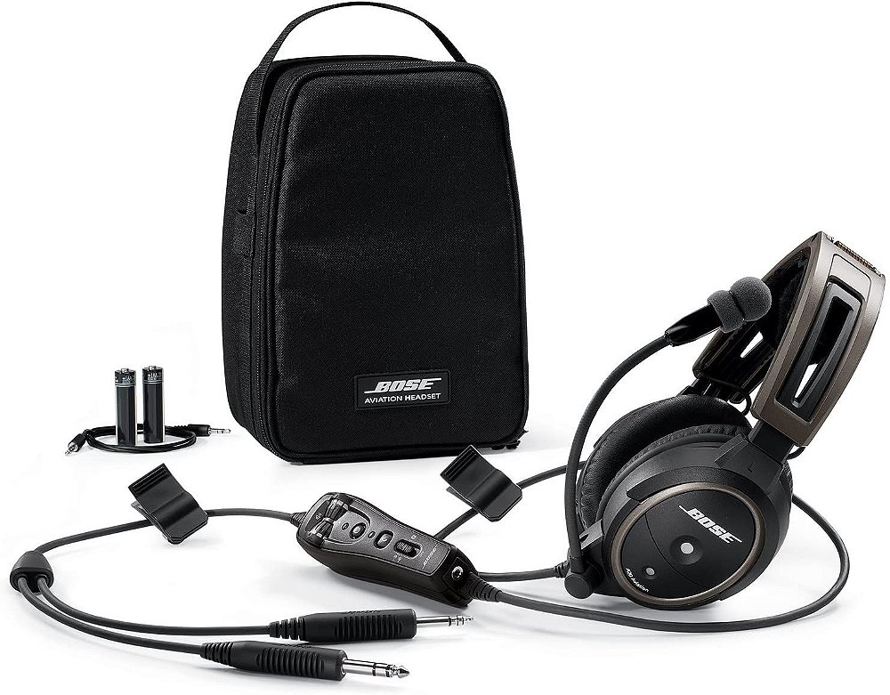 Headphone Bose A20 Aviation Headset with Bluetooth Dual Plug Cable