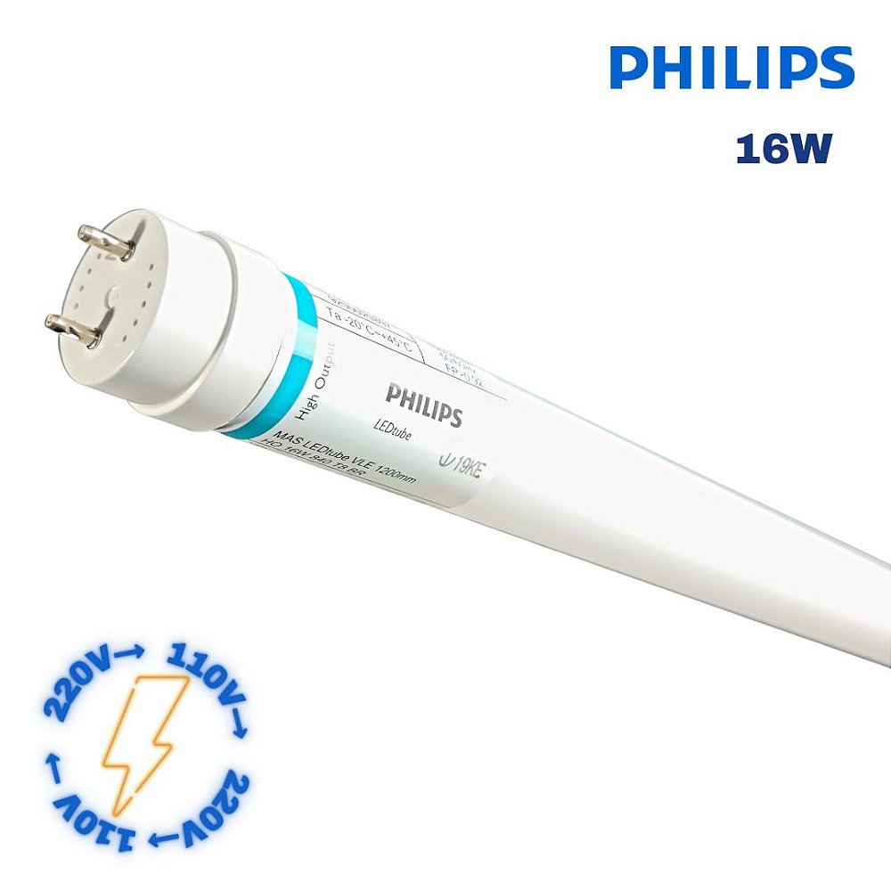 Lampada LED T8 Philips - SensoShop - Iluminação LED, Alarmes, Eletrônicos e  Acessórios