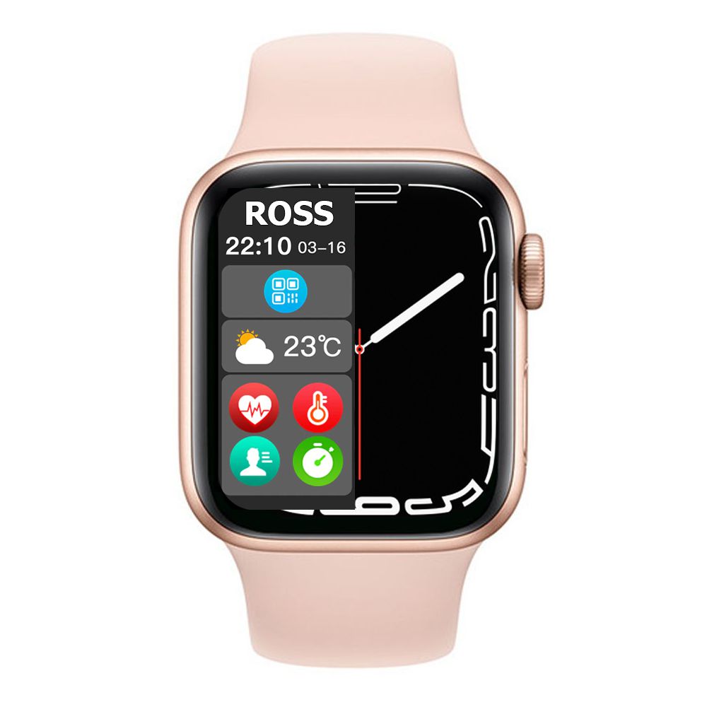 smartwatch w34s rosa