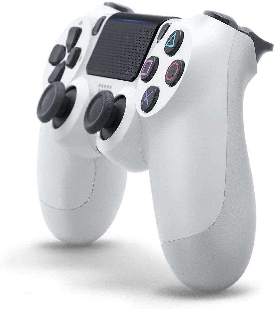 Controle PS4 Playstation Dualshock 4 Branco Sony Loja Zeus Games