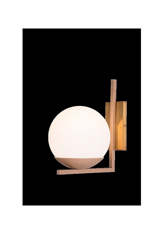 PRONTA ENTREGA / Arandela Metal Domado 5863 KELLUA SFERA Moderna Ch